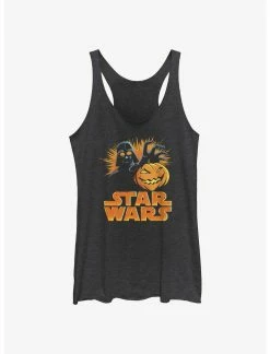 Null Star Wars Darth Vader Pumpkin Womens Tank Top
