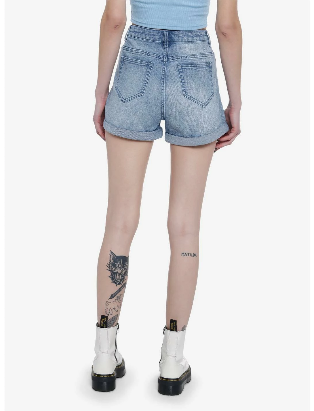 HUNIVERS Disney Alice In Wonderland Flowers Mom Shorts - Image 2