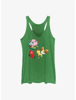Null Pokémon Jigglypuff And Fennekin Gift Stocking Womens Tank Top