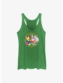 Null Pokémon Pichu And Delibird Holiday Party Womens Tank Top