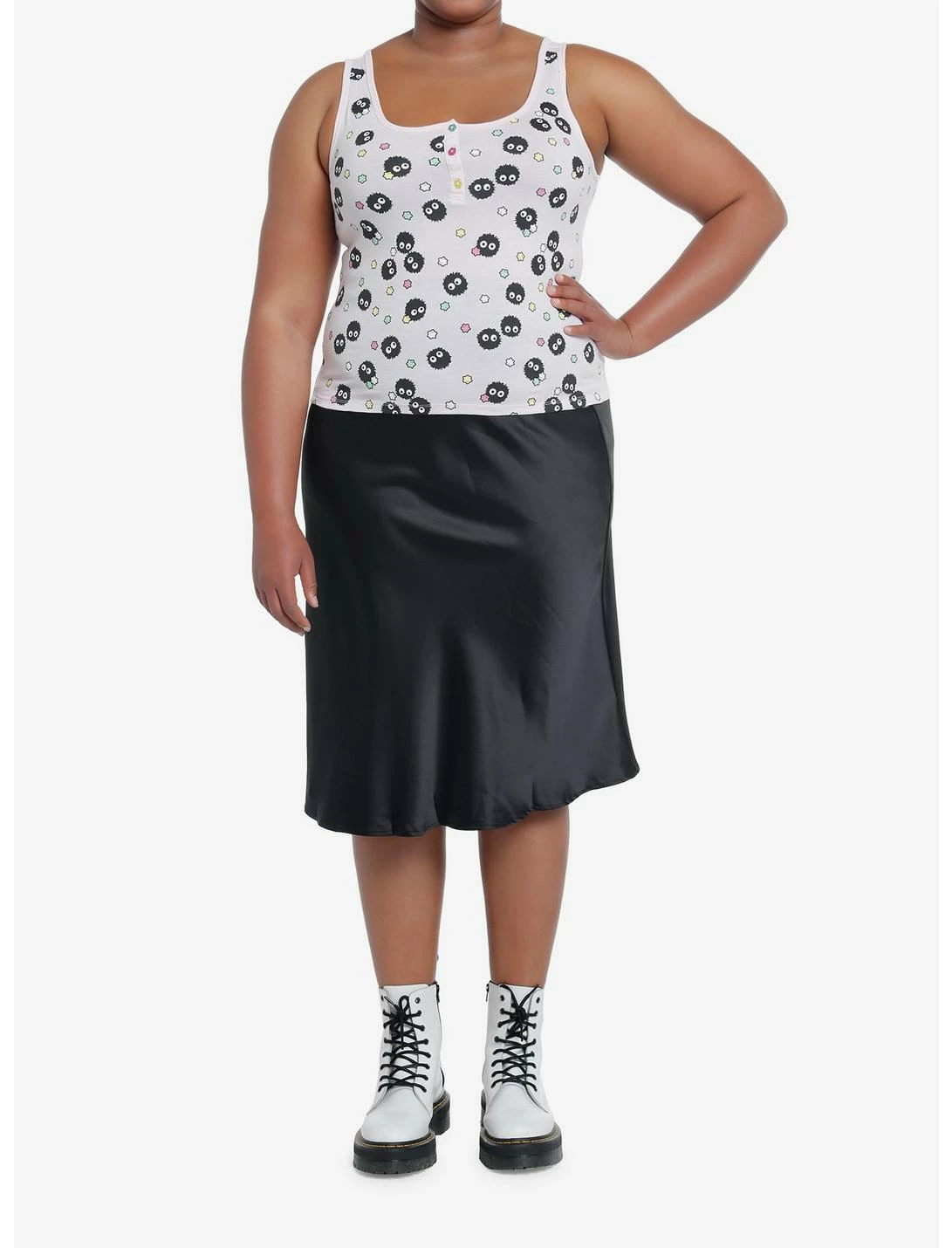 HUNIVERS Her Universe Studio Ghibli Spirited Away Soot Sprite Tank Top Plus Size - Image 2