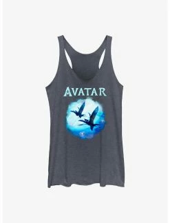 Null Avatar: The Way Of The Water Dual Banshee Riders Womens Tank Top