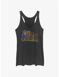 Null Marvel Black Panther: Wakanda Forever Hero Panels Womens Tank Top