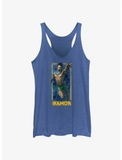 Null Marvel Black Panther: Wakanda Forever Namor Submariner Badge Womens Tank Top
