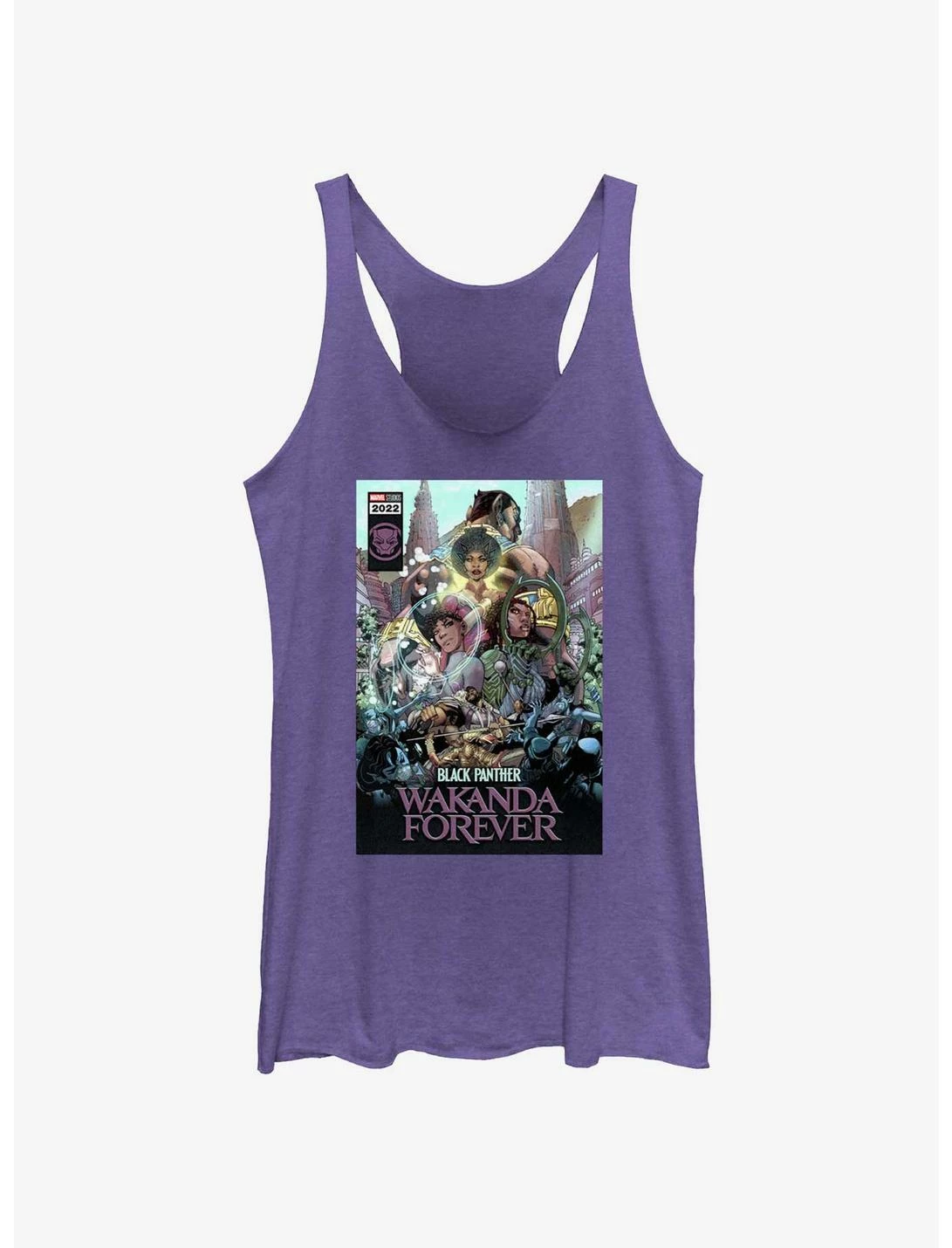 Null Marvel Black Panther: Wakanda Forever Comic Cover Womens Tank Top