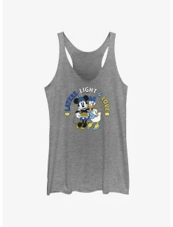 Null Disney Mickey Mouse Latkes Light & Love Minnie And Daisy Womens Tank Top