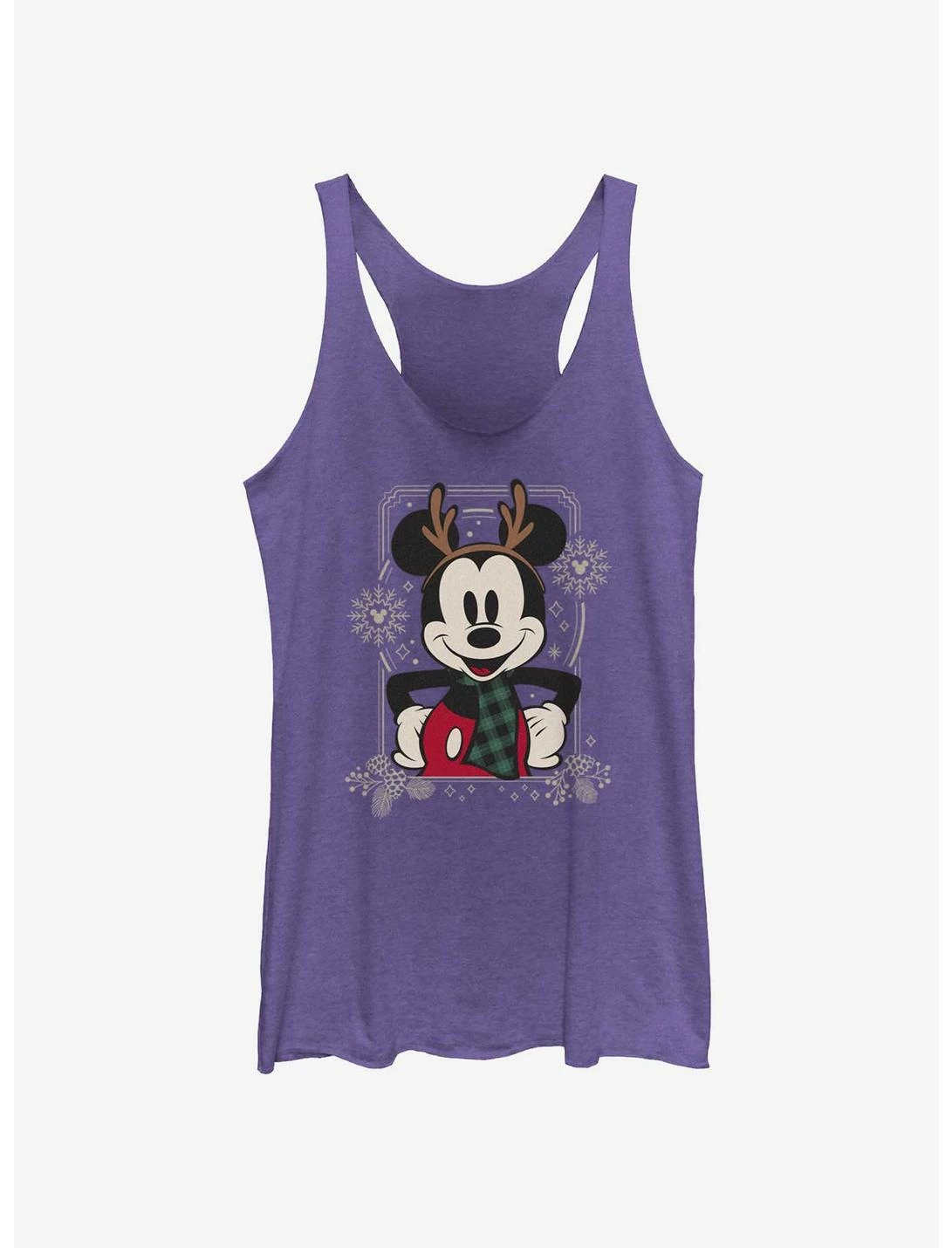 Null Disney Mickey Mouse Winter Ready Womens Tank Top
