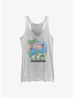 Null Disney Lilo & Stitch Beach Day Womens Tank Top
