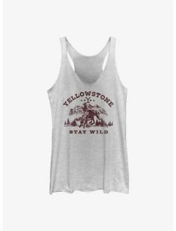 Null Yellowstone Stay Wild Womens Tank Top