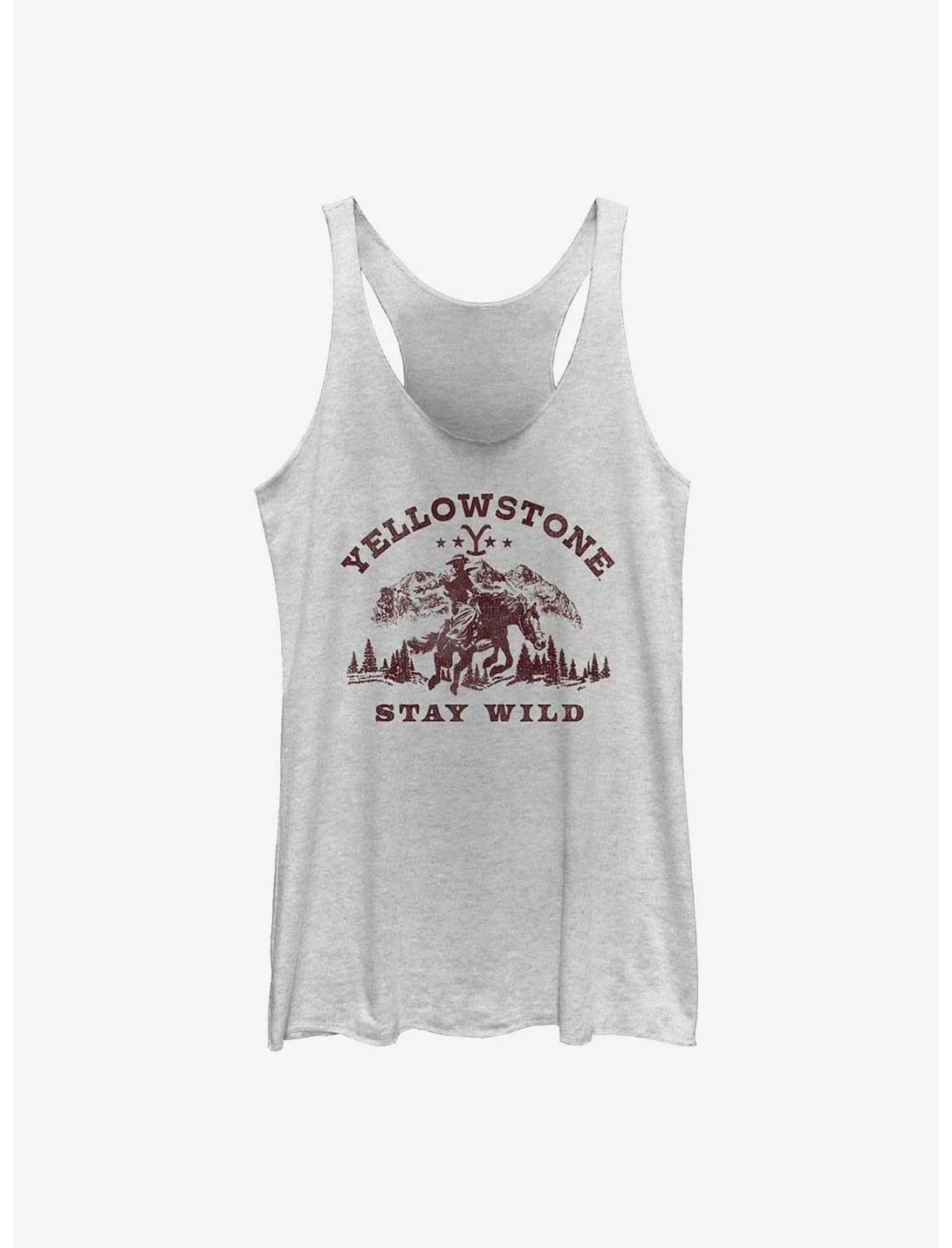 Null Yellowstone Stay Wild Womens Tank Top
