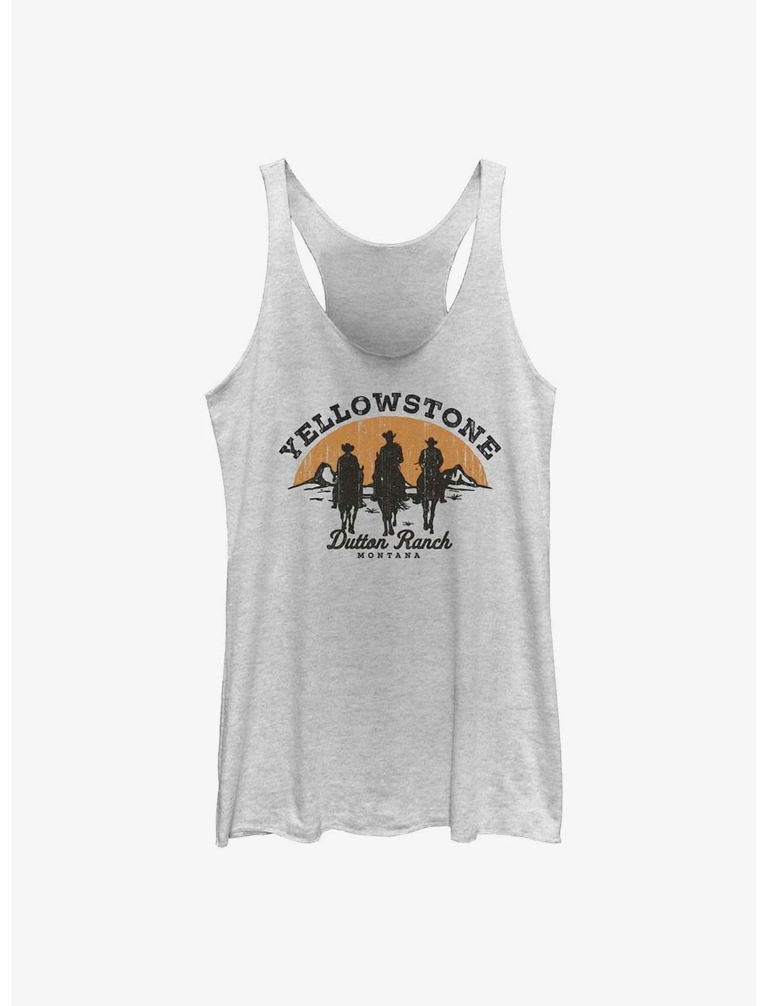 Null Yellowstone Sunset Ride Womens Tank Top