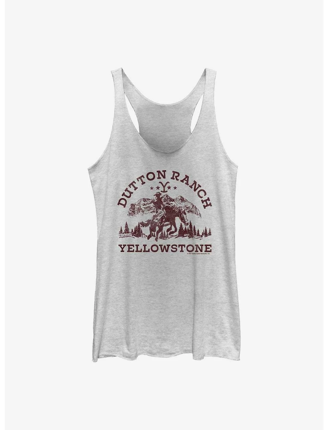 Null Yellowstone Vintage Rider Womens Tank Top