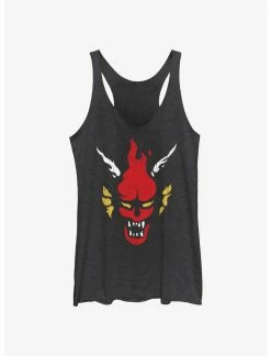 Null Stranger Things Demon Head Womens Tank Top