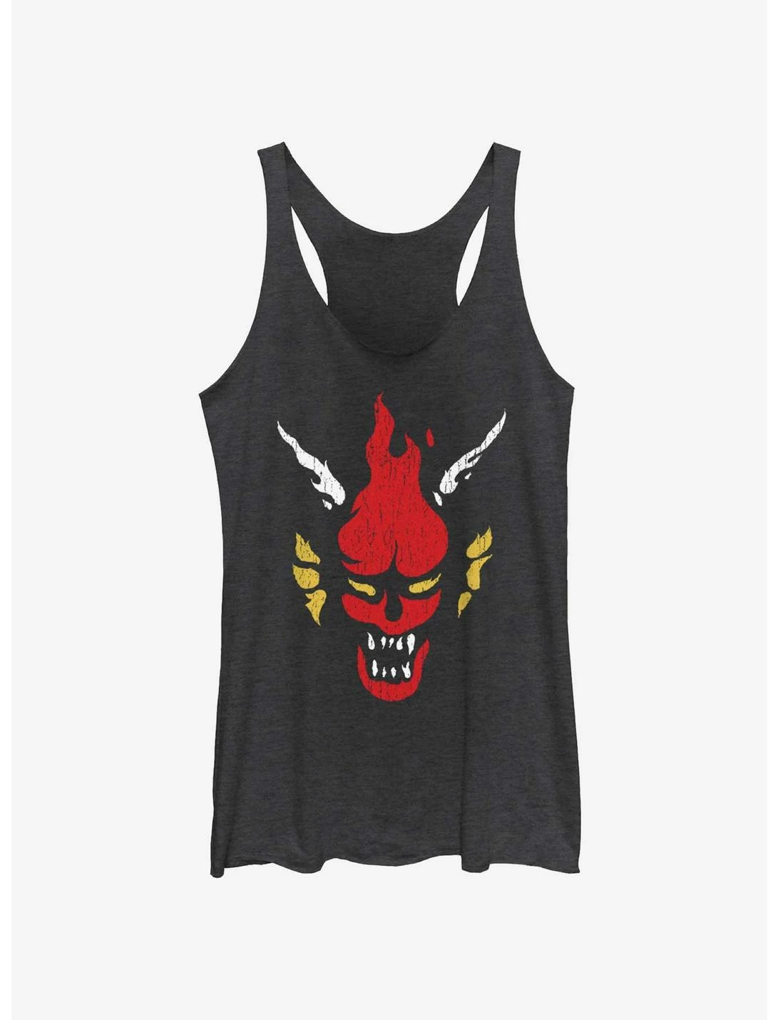 Null Stranger Things Demon Head Womens Tank Top