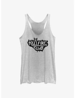 Null Stranger Things Hellfire Club Demon Logo Womens Tank Top