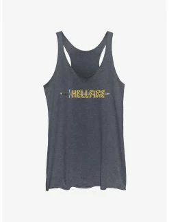 Null Stranger Things Hellfire Sword Logo Womens Tank Top