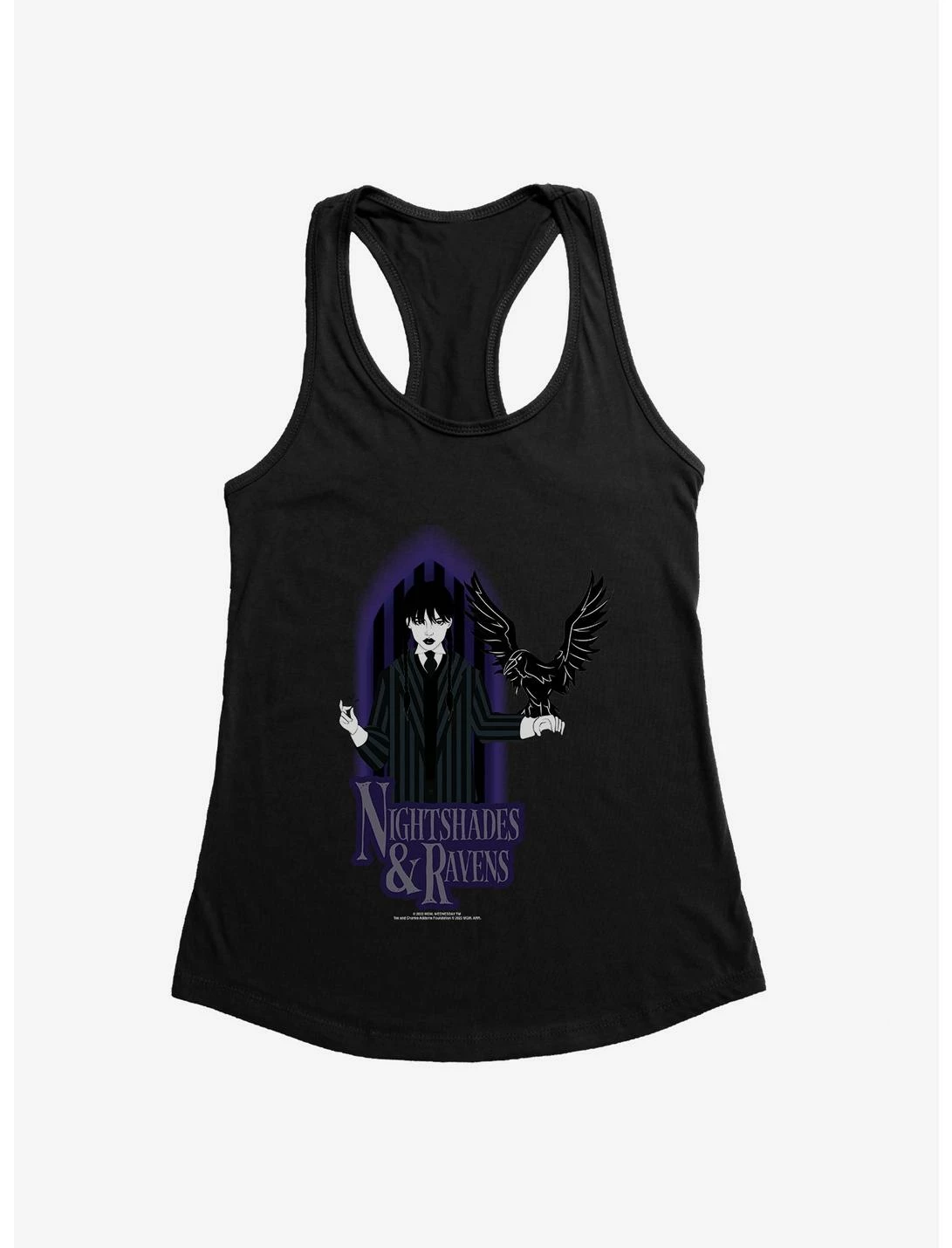 Null Wednesday Raven Womens Tank Top