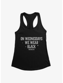Null Wednesday On Wednesdays We Wear Black Womens Tank Top