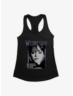 Null Wednesday Black Is My Happy Color Womens Tank Top