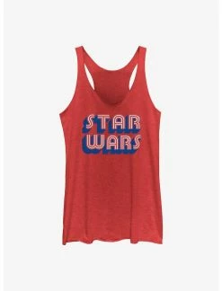 Null Star Wars Stars And Stripes Logo Womens Tank Top