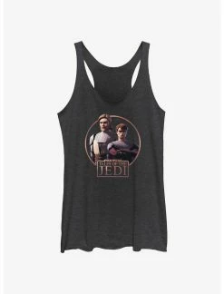 Null Star Wars: Tales Of The Jedi Obi-Wan Kenobi And Anakin Skywalker Womens Tank Top