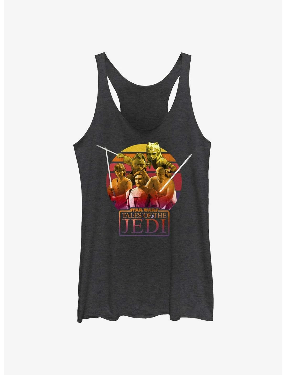 Null Star Wars: Tales Of The Jedi Sunset Group Womens Tank Top