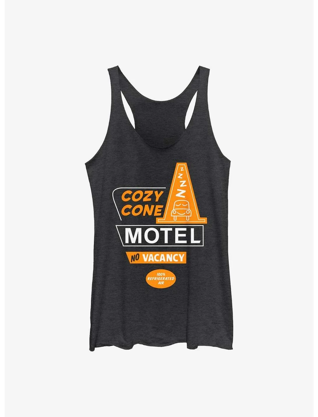 Null Disney Pixar Cars Cozy Cone Motel Womens Tank Top