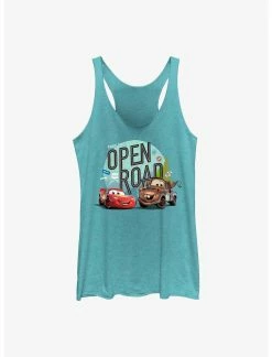 Null Disney Pixar Cars Take The Open Road Womens Tank Top