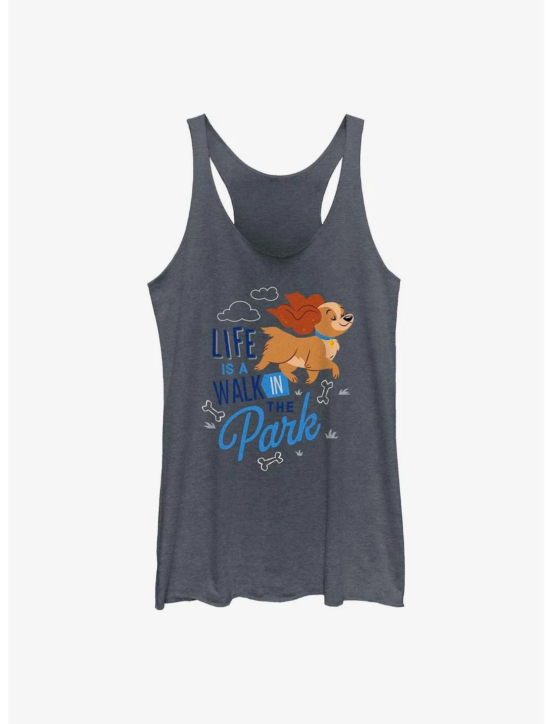 Null Disney Lady And The Tramp Walk In The Park Womens Tank Top
