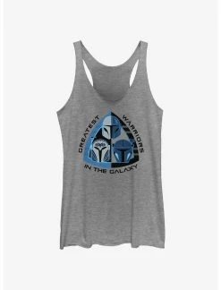 Null Star Wars The Mandalorian Greatest Warriors In The Galaxy Womens Tank Top