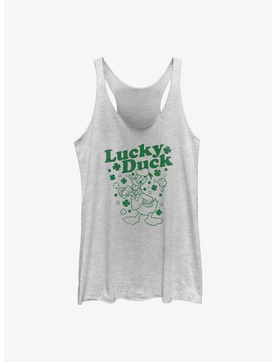 Null Disney Donald Duck Lucky Duck Womens Tank Top
