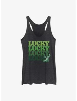 Null Disney Lilo & Stitch Lucky Stitch Stack Womens Tank Top