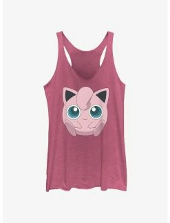 Null Pokemon Jigglypuff Face Womens Tank Top