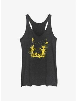 Null Pokemon Pikachu Graffiti Womens Tank Top