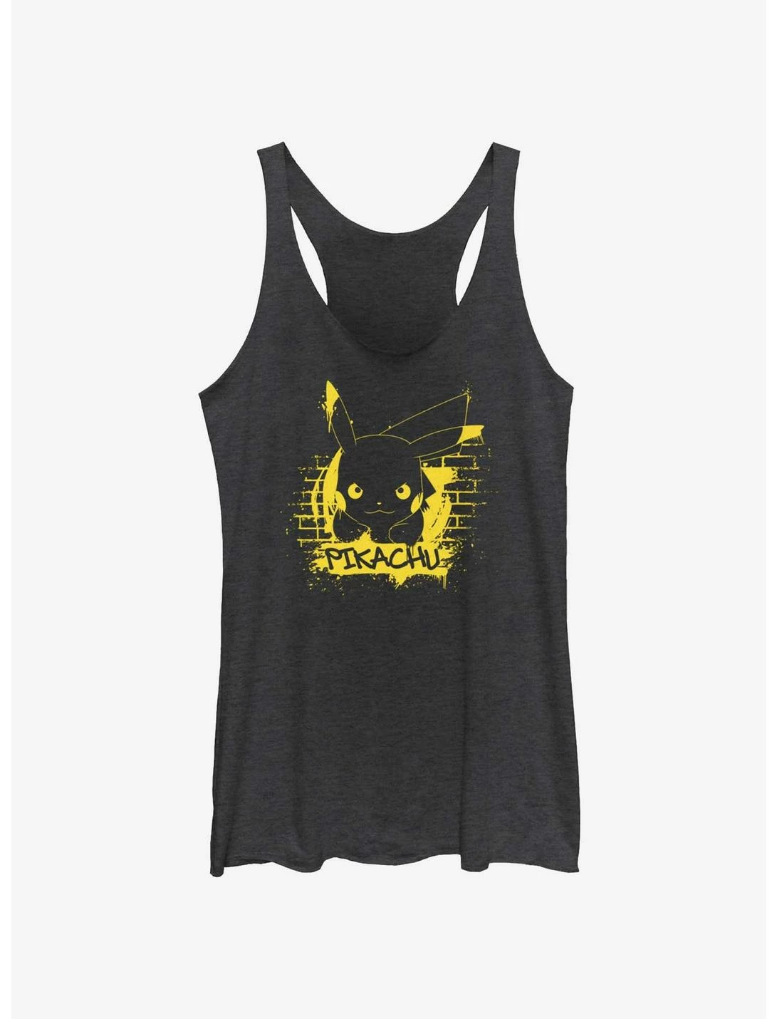 Null Pokemon Pikachu Graffiti Womens Tank Top